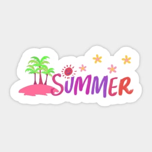 Heatwave Summer Shirt Sticker